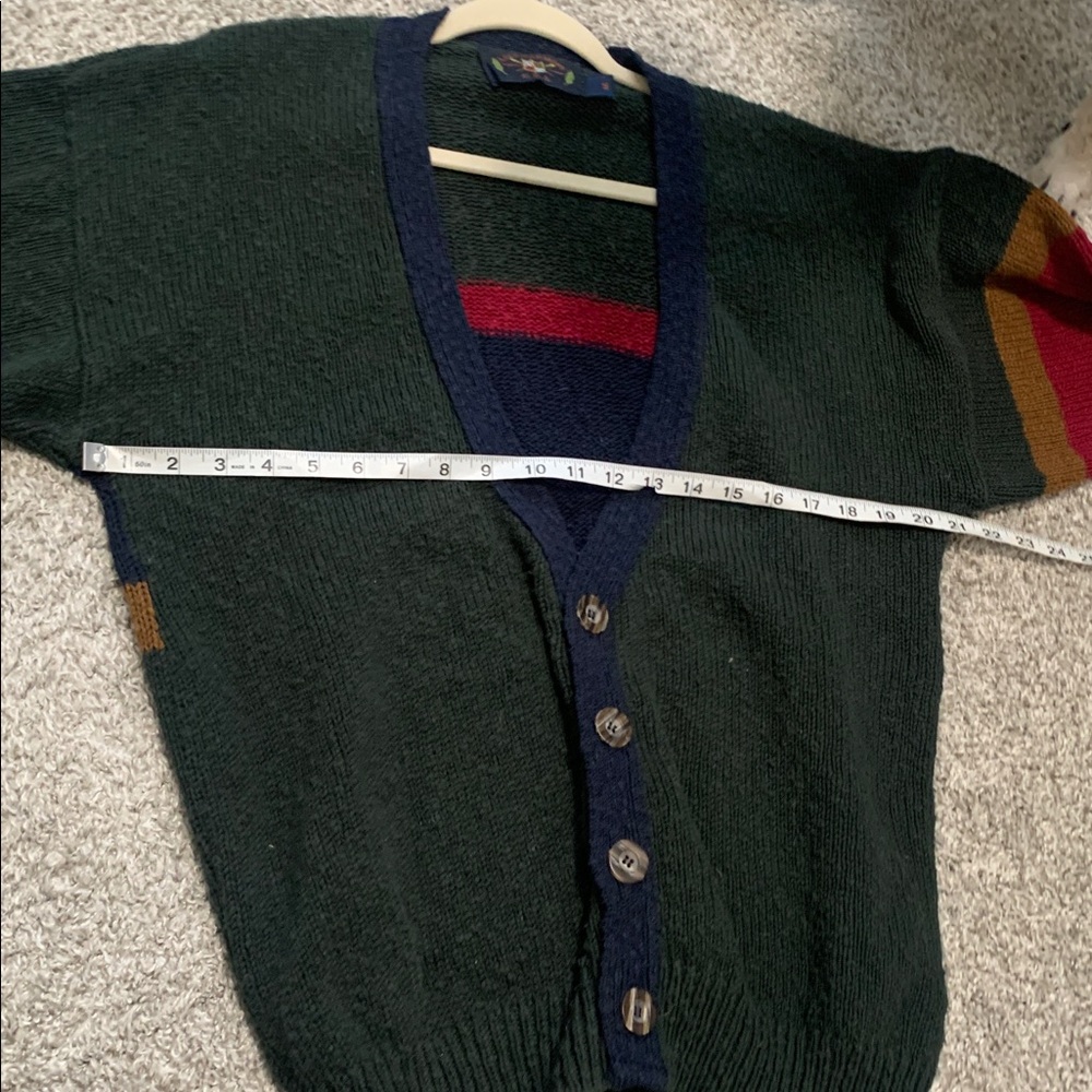 Vintage Lake Harmony Patchwork Oversized Cardigan… - image 8